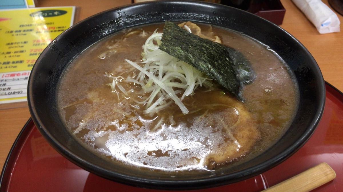 【上尾市】「くりの木」魚介系の濃厚スープが美味しいラーメン屋