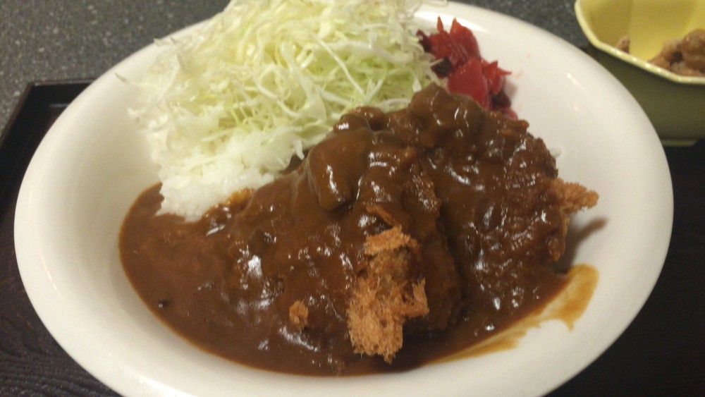 和の花　ひれかつカレー