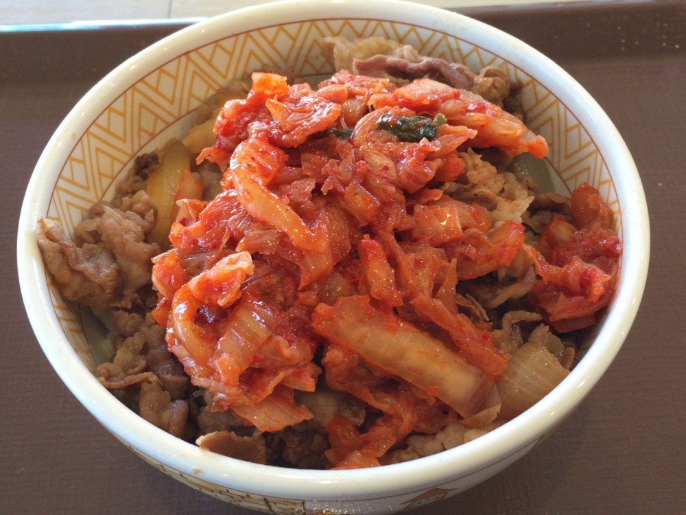 キムチ牛丼【埼玉県】すき家 牛丼メニューを全部食べてみた感想と店舗一覧