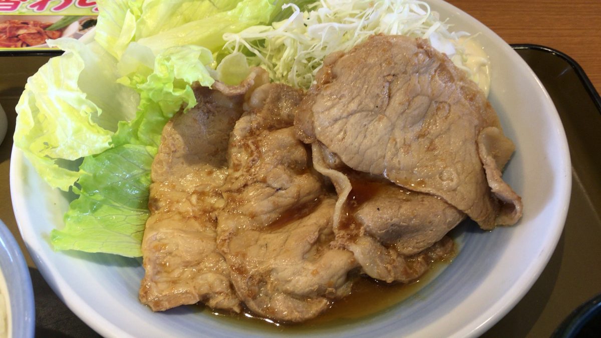 【さいたま市緑区】「山田うどん食堂」で生姜焼き定食を食べてきた