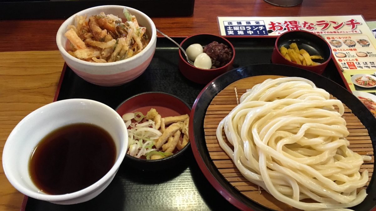 【上尾市】うどんチェーンの久兵衛屋の500円ランチはお得でコスパが良い！