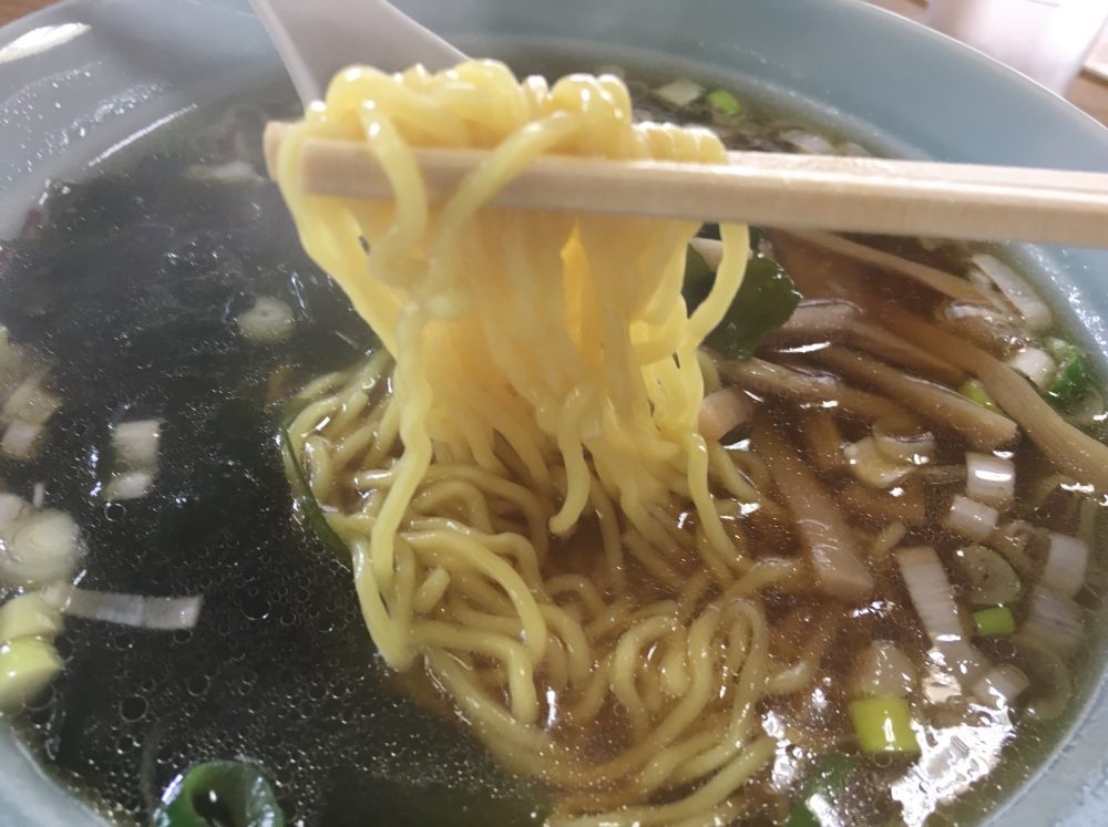 中華料理店「くるまてい」ラーメン