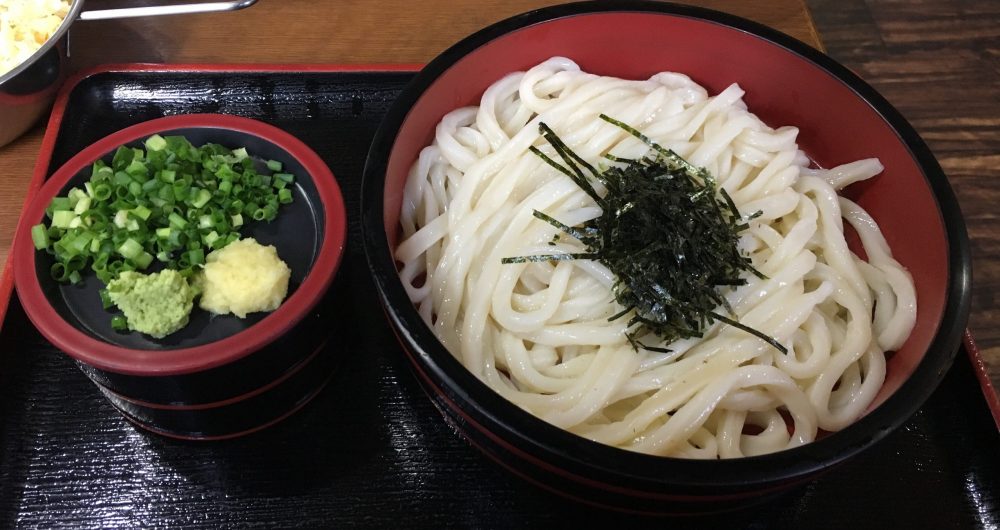 ざるうどん　ぶっかけうどん小野