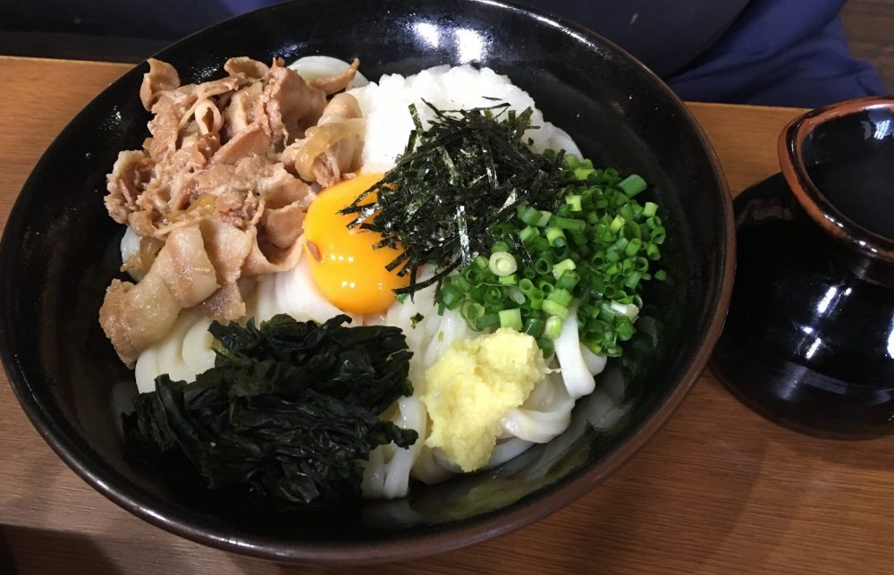 スタミナぶっかけうどん　ぶっかけうどん小野