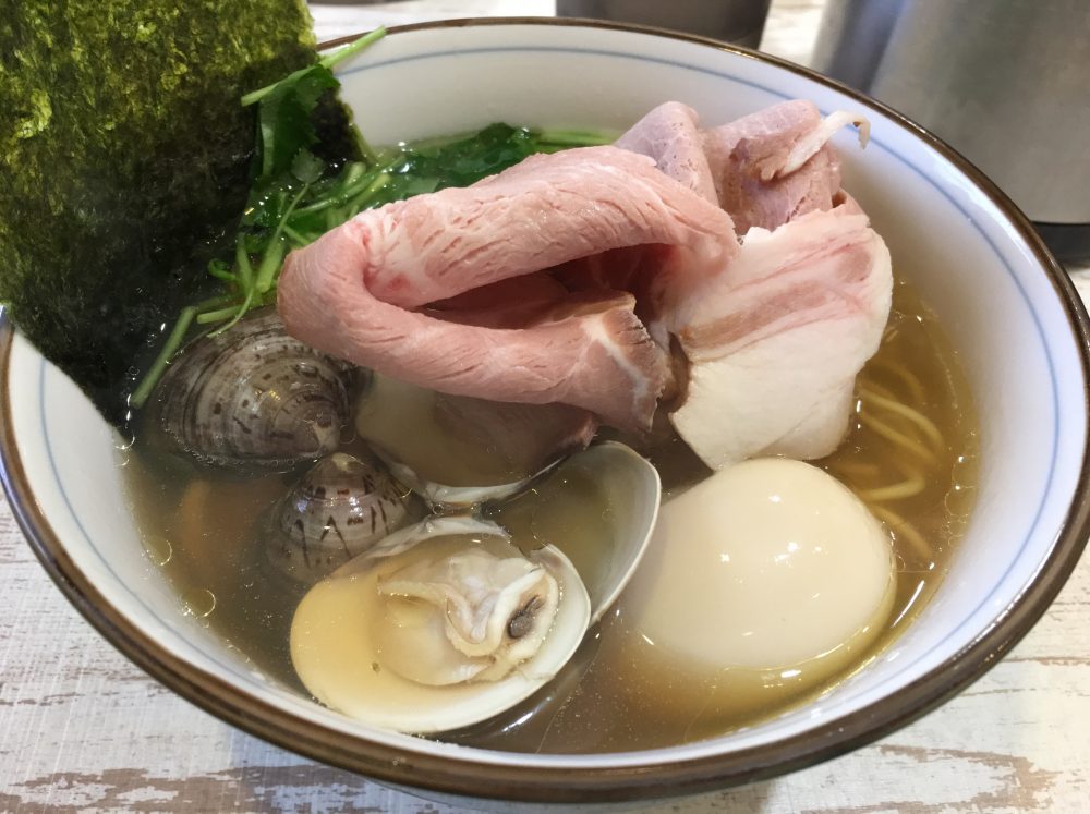 埼玉県ラーメンランキング1位　特製蛤そば