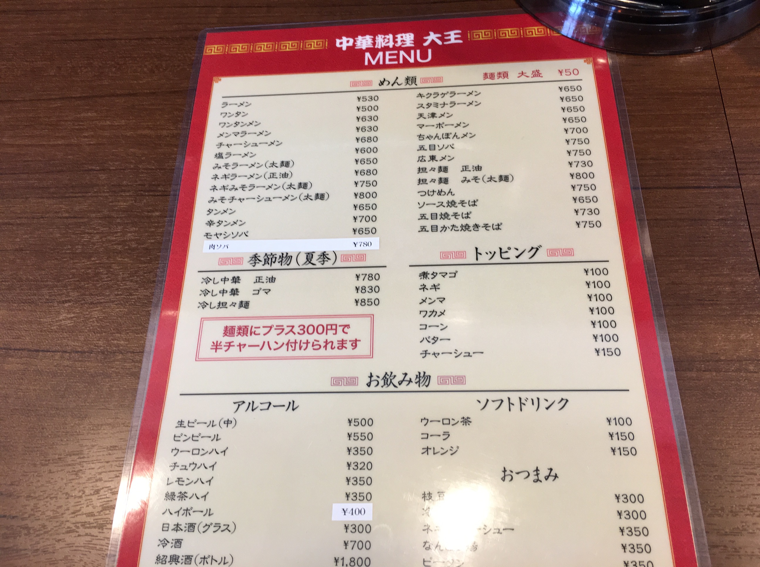 【さいたま市見沼区】新店「らぁめん大王」に行ってきた！