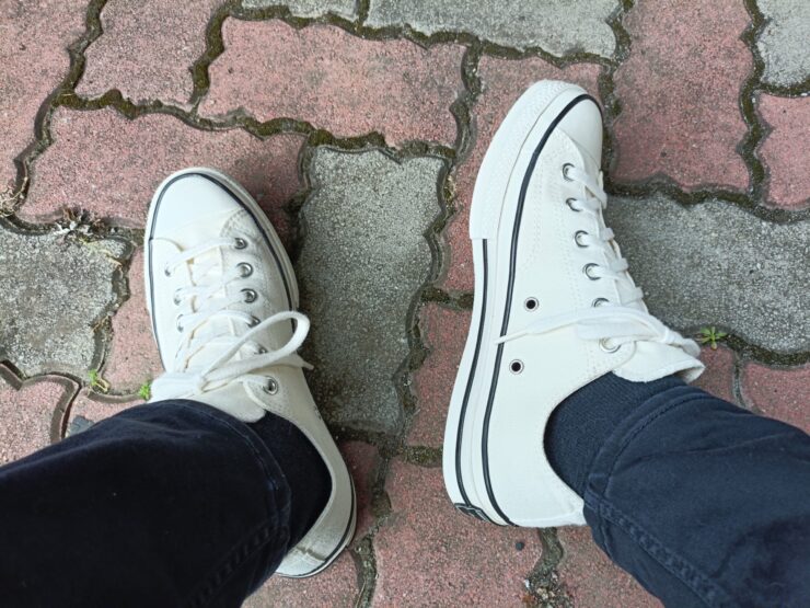 【レビュー】CONVERSE オールスター LGCY OX（ホワイト）1SE385